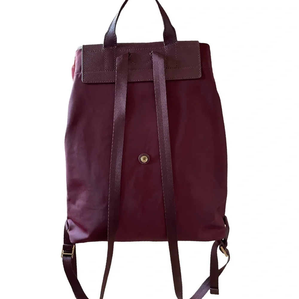 Tory Burch Ella Port Nylon Flap Backpack